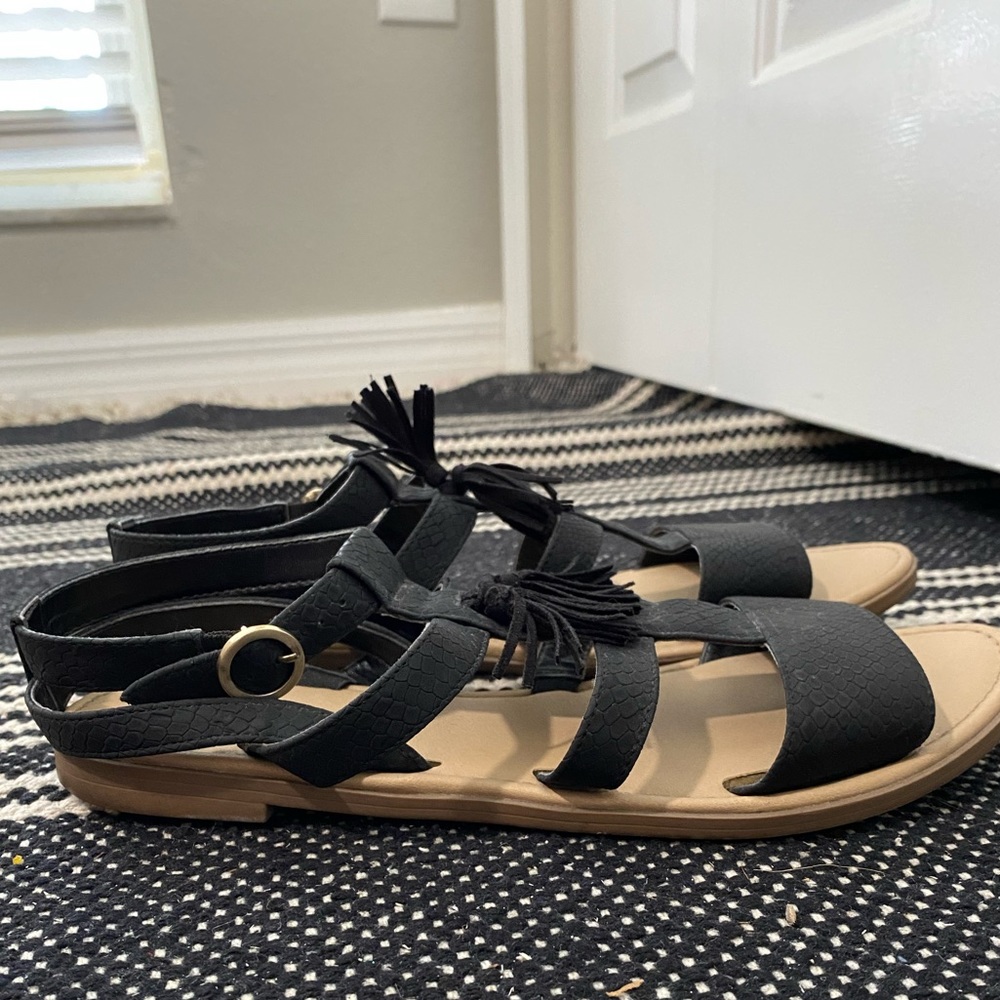 Dr Scholl’s Black Gladiator Sandals